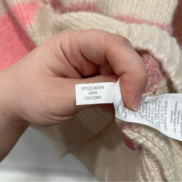 J. Crew Colorblock Slouchy Tunic Sweater Size XXS Alpaca Wool Knit - Picture 6 of 7